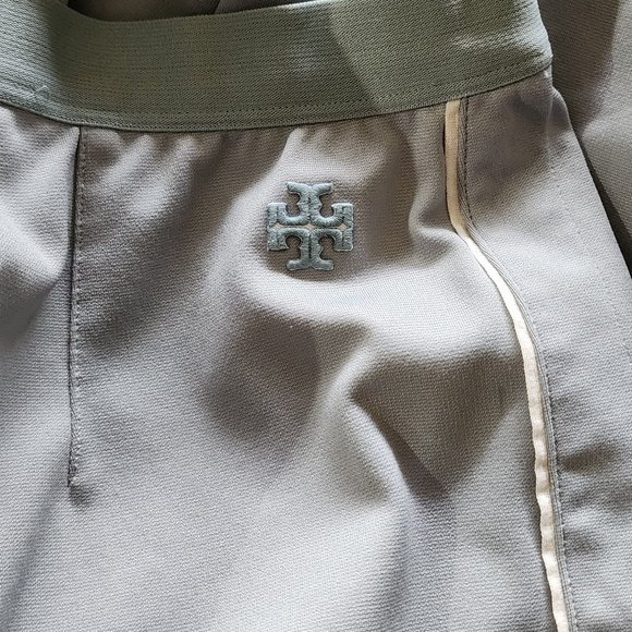 Tory Burch Double Knit Track Pants Dusted Blue L $248 - Picture 6 of 6